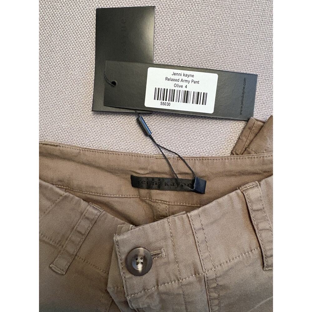 Jenni Kayne Sz 4 Relaxed Army Pant Olive NWT - Picture 4 of 5